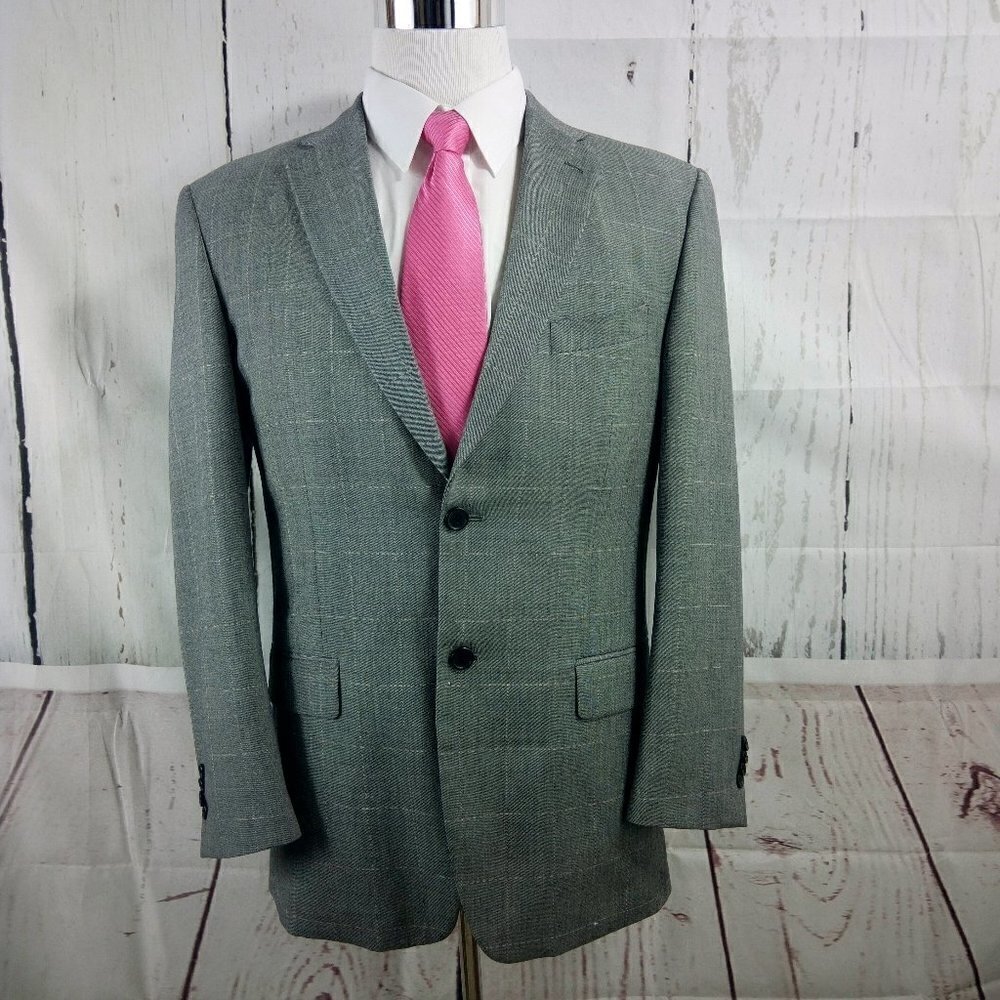 Tommy Hilfiger 41R Gray Suit Blazer Sports Coat